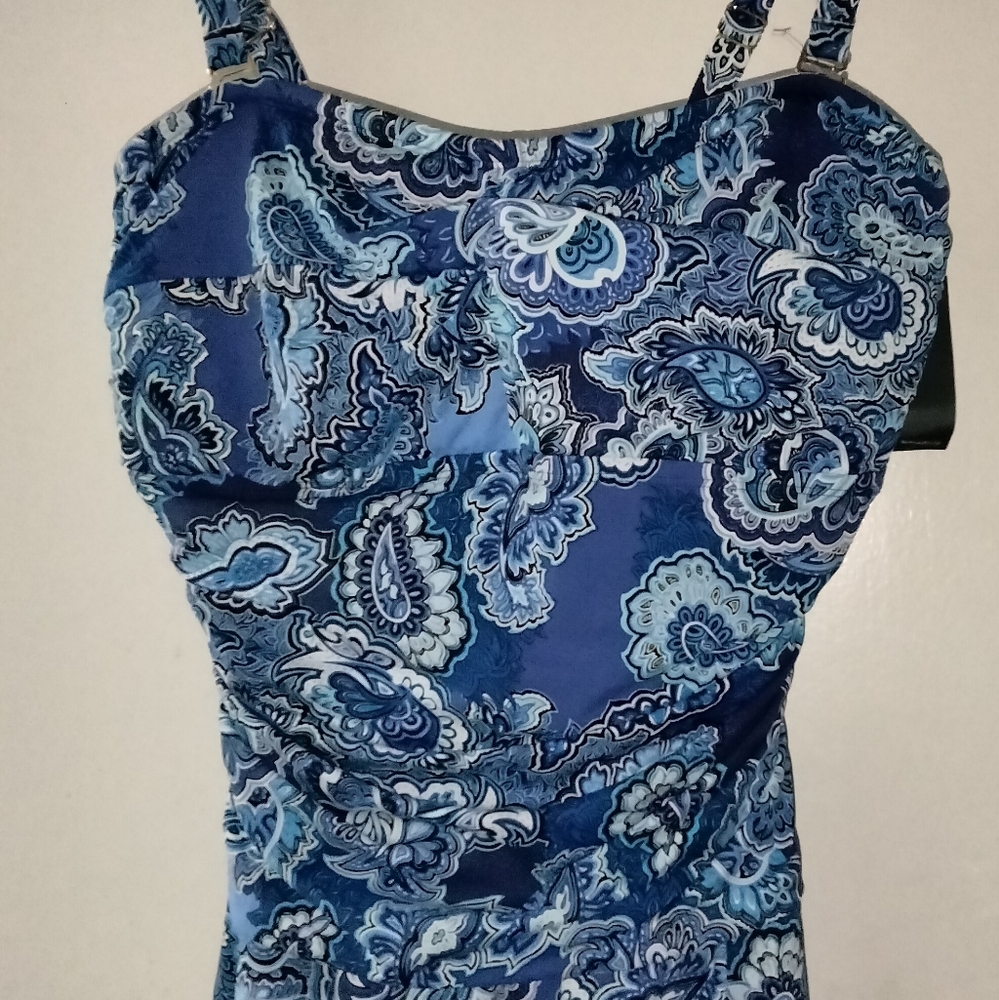 Ralph Lauren Swim Suit, size 16w, blue